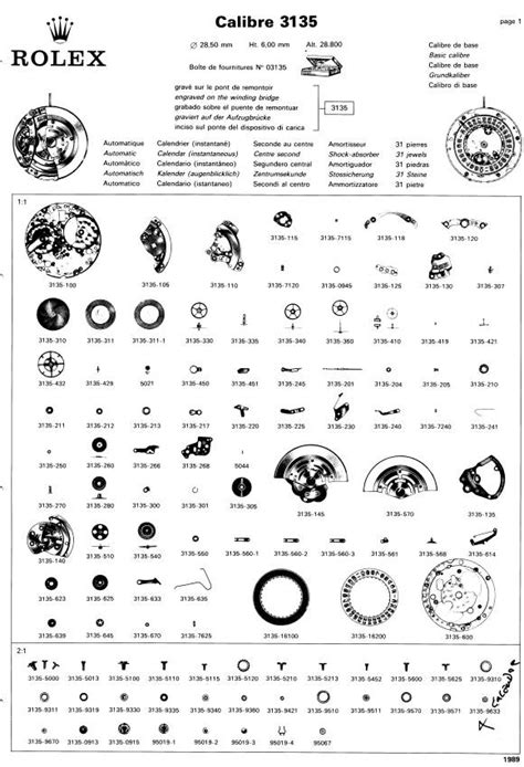 rolex 3230 vs 3130|rolex 3135 parts diagram.